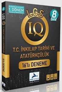 PARAF 8.SINIF IQ İNKILAP TARİHİ 16 LI DENEME 2023 1.DÖNEM KONULARI