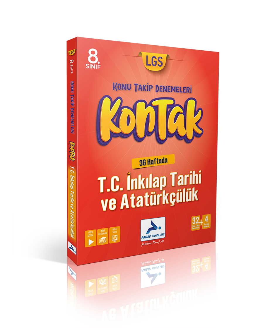PARAF 8.SINIF İNKILAP TAR 36 LI KONTAK DENEME (KONU TAKİP DENEMELERİ)