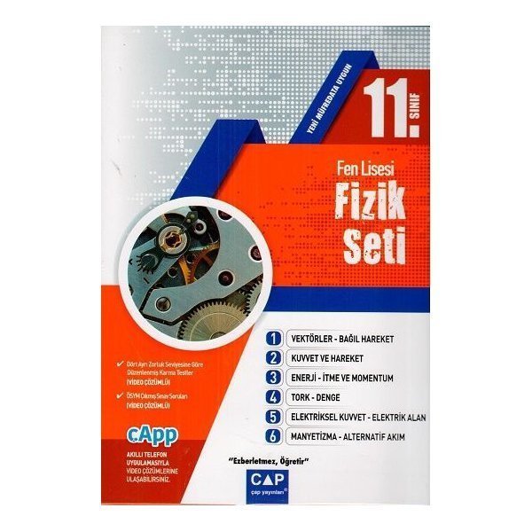ÇAP 11.SINIF FEN LİSESİ FİZİK SETİ 2020