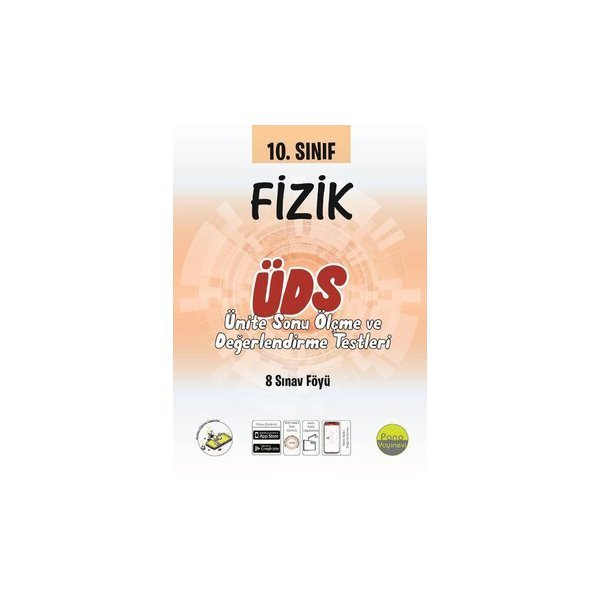 Pano Yayınevi 10.Sınıf Fizik Ünite Değerlendirme Sınavı (8 Sınav)