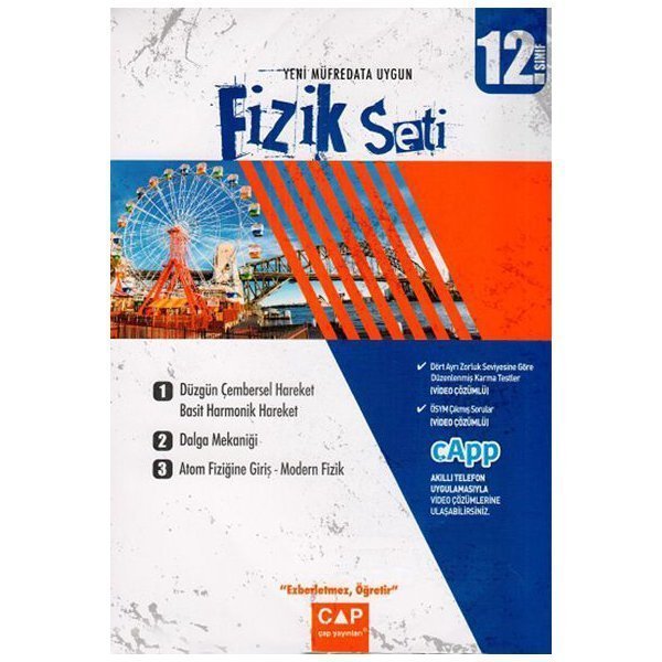 ÇAP 12.SINIF ANADOLU FİZİK SETİ 2019 20
