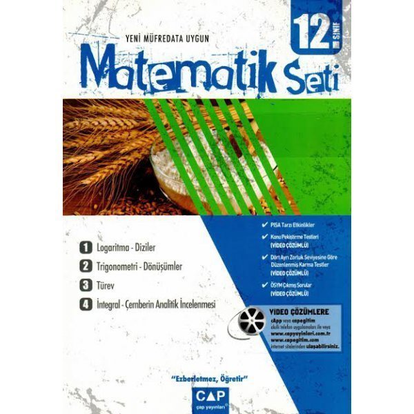ÇAP 12.SINIF ANADOLU MATEMATİK SETİ 2020