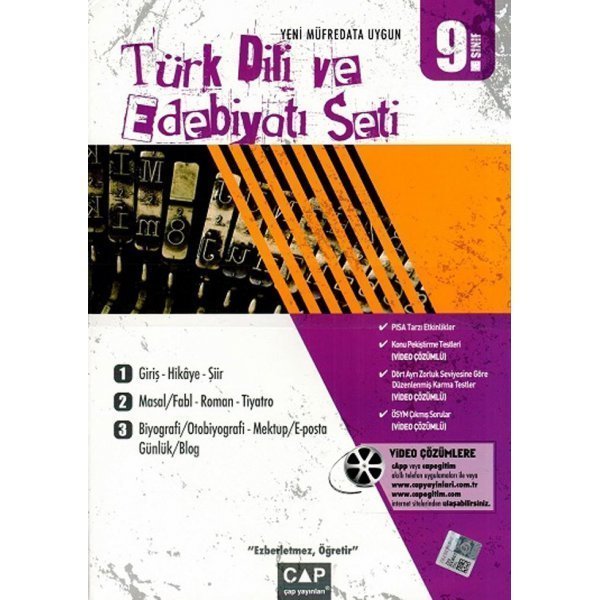 ÇAP 9.SINIF ANADOLU TÜRK DİLİ EDEBİYATI SETİ 2020
