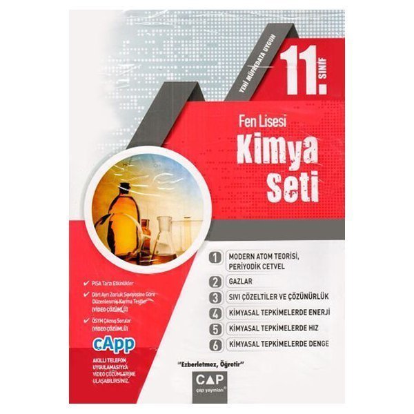 ÇAP 11.SINIF FEN LİSESİ KİMYA SETİ 2019 20