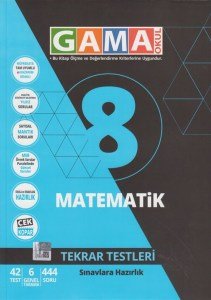 Gama 8.Sınıf Matematik Tekrar Testleri