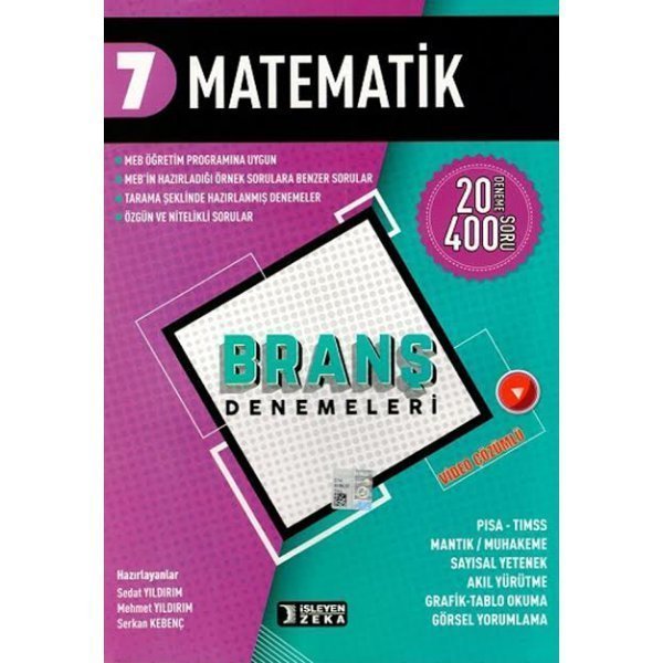 İŞLEYEN ZEKA 7.SINIF DENEME MATEMATİK 2020