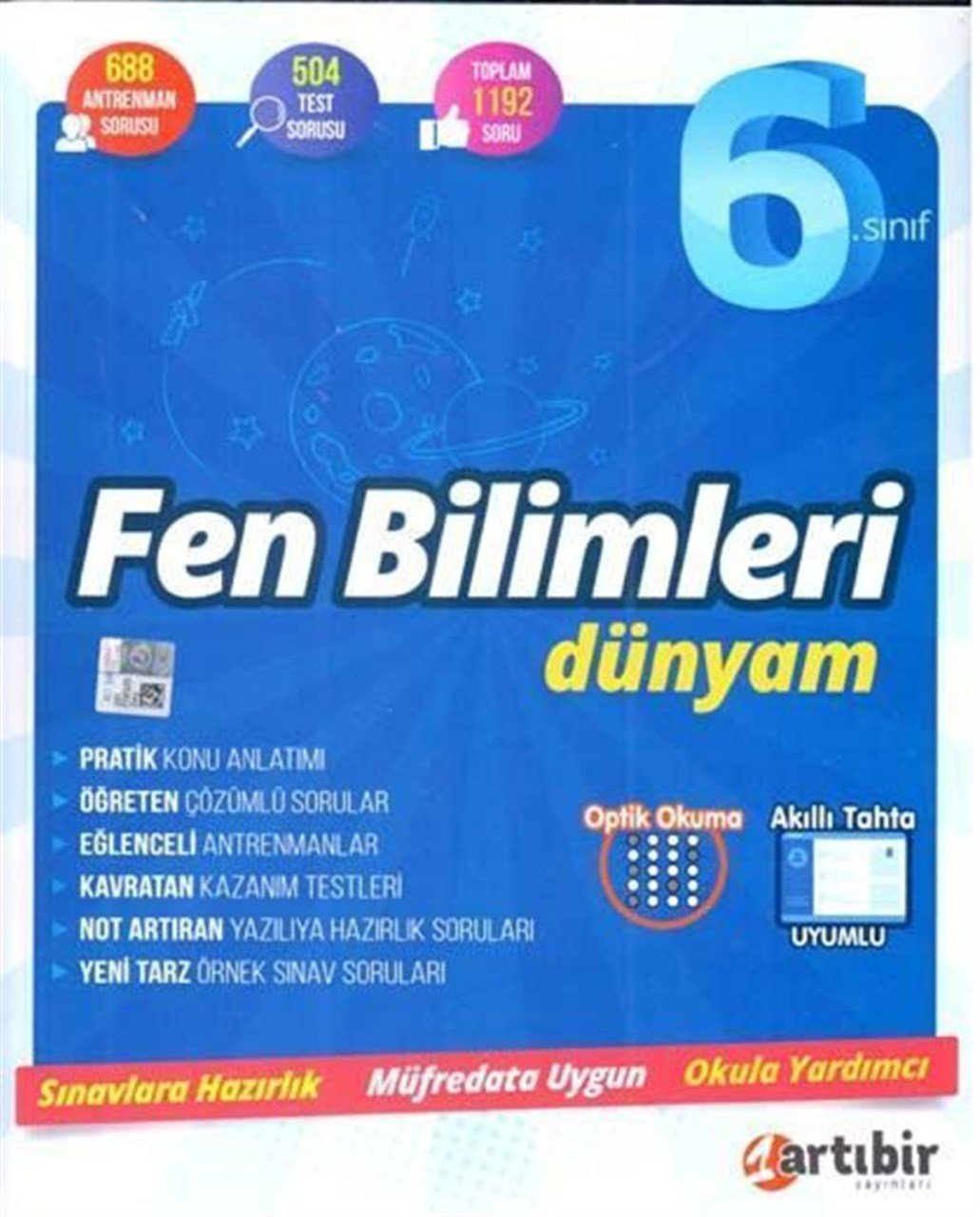 Artıbir 6.Sınıf Fen Bilimleri Dünyam 2018-2019