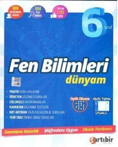 Artıbir 6.Sınıf Fen Bilimleri Dünyam 2018-2019