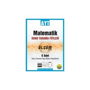 Pano Yayınevi AYT Matematik Tarama Föyleri (6 Fasikül 6x24 Sayfa)