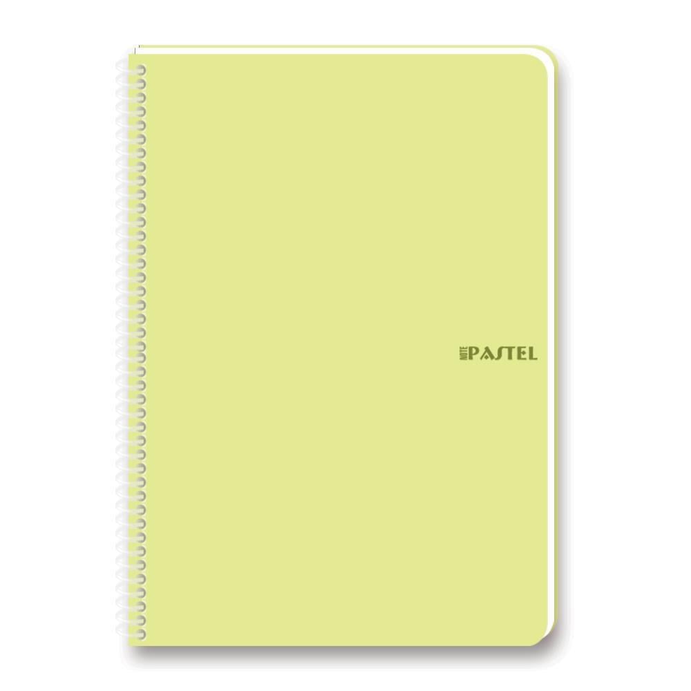 KESKİN  17X24 80 YAPRAK ÇİZGİLİ SPİRALLİ PASTEL DEFTER