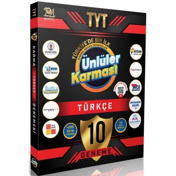Ünlüler Karması TYT Türkçe 10 Deneme
