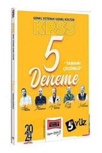 YARGI KPSS 5YÜZ EKİBİ GENEL KÜLTÜR GENEL YETENEK TÜM DERSLER 5 Lİ DENEME