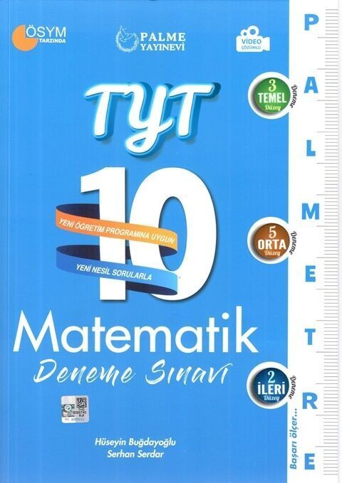 PALME YKS TYT MATEMATİK 10 DENEME PALMETRE VİDEO ÇÖZÜMLÜ *YENİ*