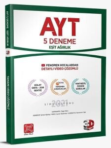 Çözüm 3D 2021 Yks Ayt Eşit Ağırlık 5 Deneme Video Çözümlü Çözüm 3D Yayınları