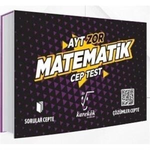 Karekök Ayt Cep Test Matematik Zor