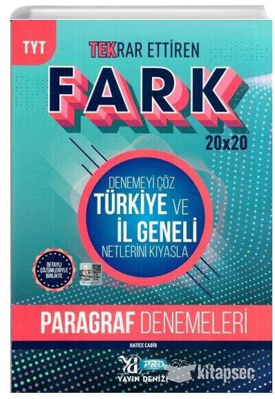 YAYIN DENİZİ TYT PRO FARK DENEME PARAGRAF - 2022