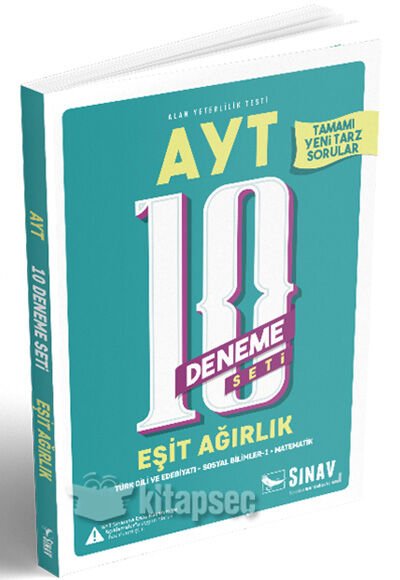 SINAV AYT AYT EŞİT AĞIRLIK 10 DENEME I