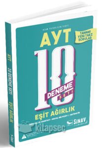 SINAV AYT AYT EŞİT AĞIRLIK 10 DENEME I