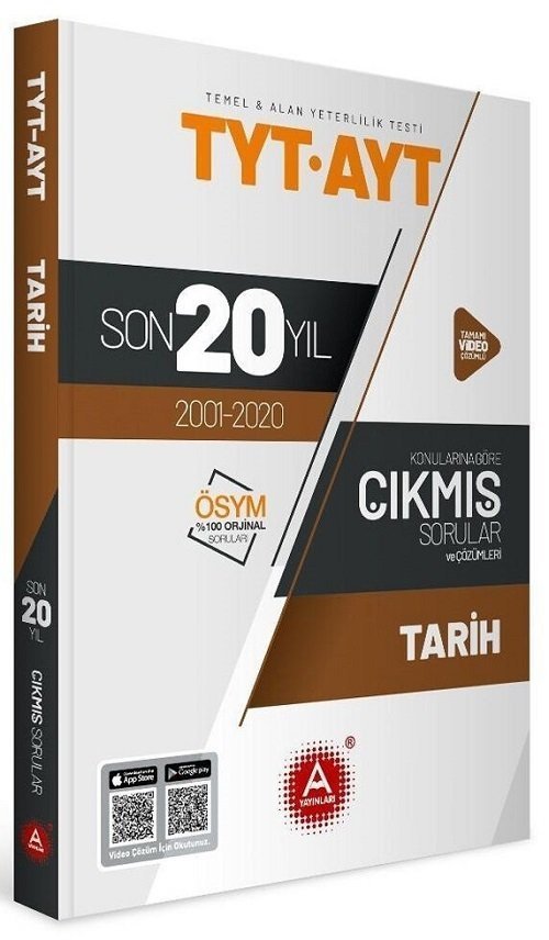 A YAYINLARI TYT AYT TARİH SORU BANKASI