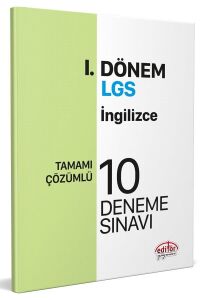 Editör 8.Sınıf  1. Dönem İngilizce 10 Deneme Sınavı Fasikülü