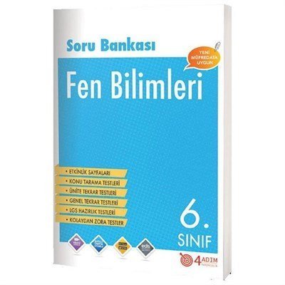 4 ADIM 6.SINIF FEN BİLİMLERİ SORU BANKASI