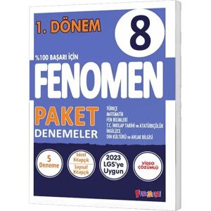 GAMA FENOMEN 8.SINIF TÜM DERSLER 1.DÖNEM PAKET DENEMELER (5.SINIF DENEME)
