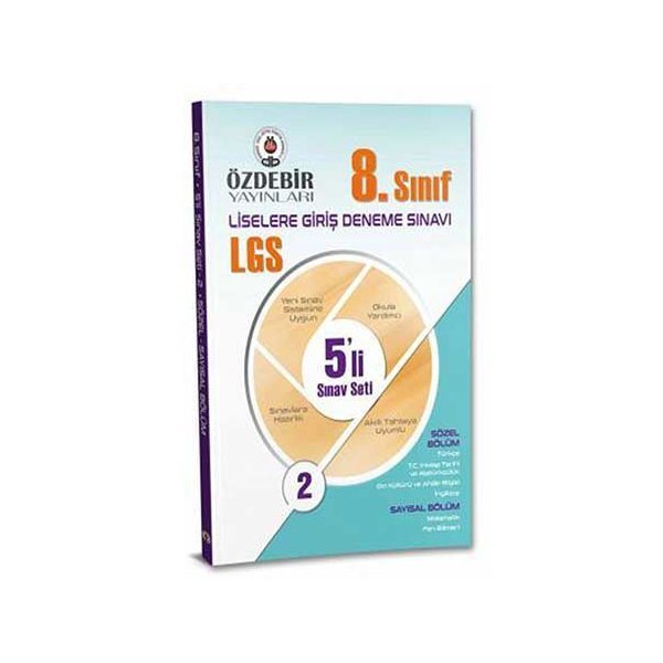 Özdebir Yayınları 8. Sınıf LGS 5 Deneme Seti 2
