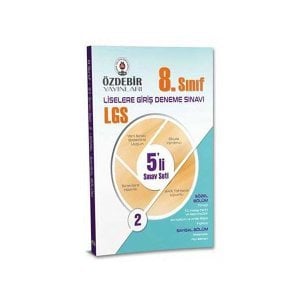 Özdebir Yayınları 8. Sınıf LGS 5 Deneme Seti 2