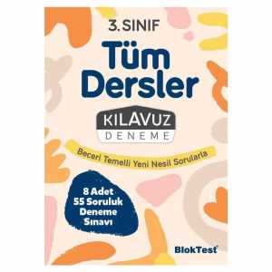 Bloktest 3.Sınıf Bloktest Tüm Dersler Kılavuz Deneme
