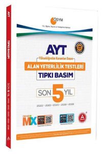 A YAYINLARI 2022 2021 2020 2019 2018 AYT TIPKI BASIM DENEME PAKETİ