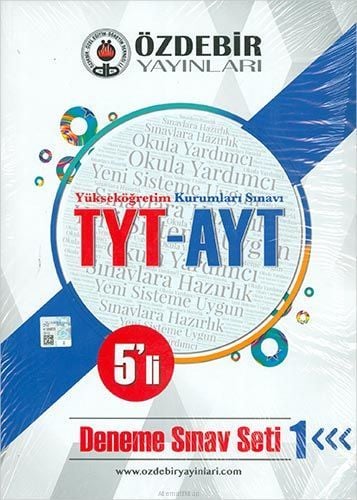 Özdebir TYT AYT 5li Deneme Sınav Seti-1