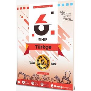 BRANŞ AKADEMİ 6. SINIF TÜRKÇE 15 DENEME