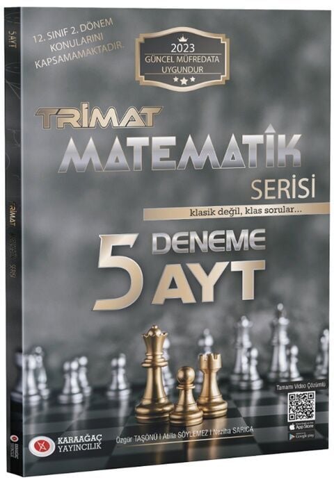 Karaağaç 2023 Ayt Matematik Branş Denemeleri Trimat Serisi