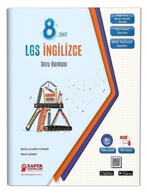 Zafer 8. Sınıf Lgs İngilizce Soru Bankası Zafer Yayınları