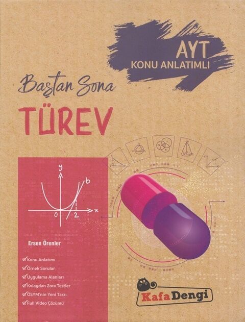 Kafa Dengi Yayınları Baştan Sona Türev (Tümü Video Çözümlü) 168 Sayfa