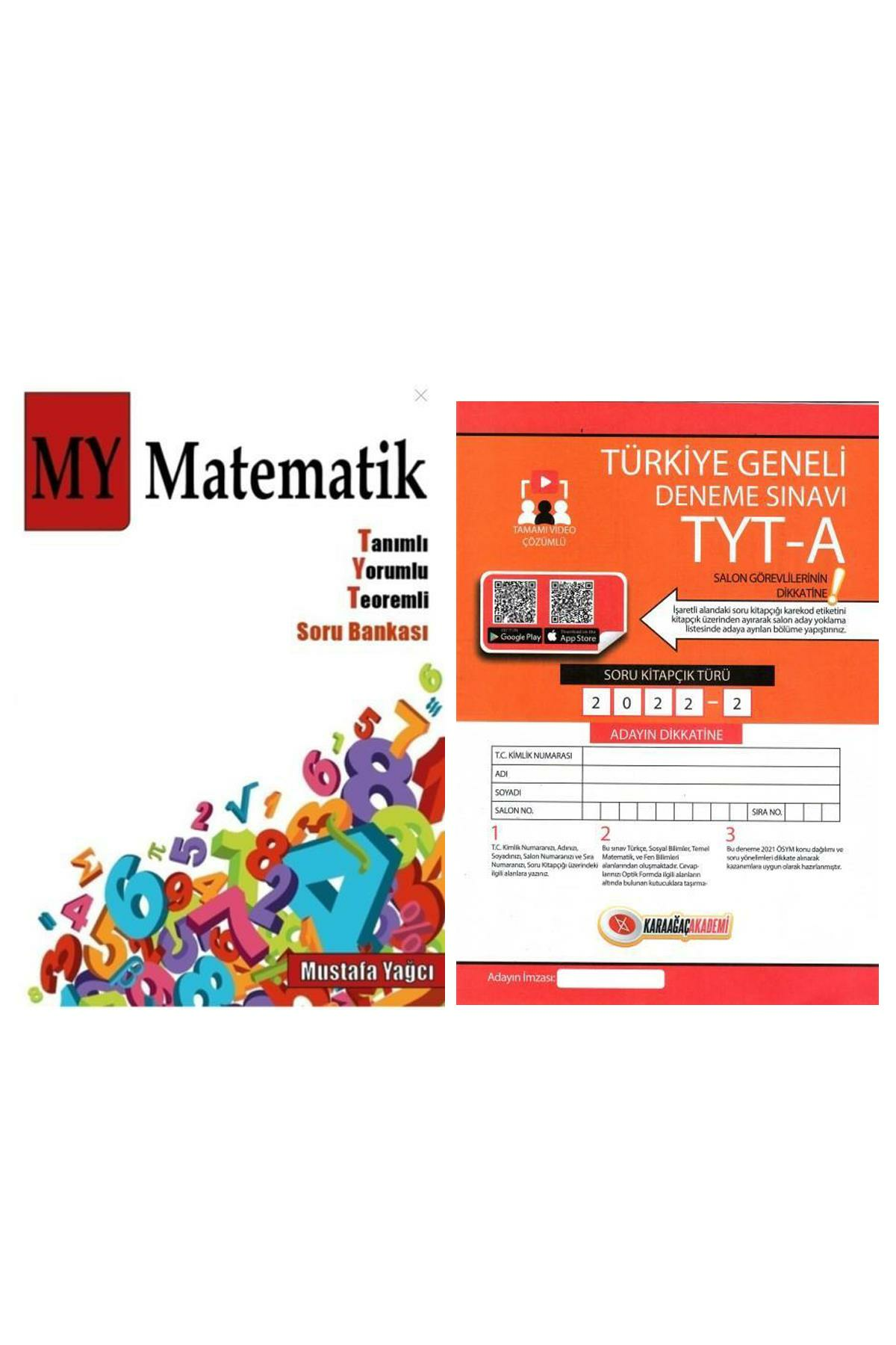 Mustafa Yağcı TYT Matematik Soru Bankası ve Cevap Anahtarlı TYT Deneme Karaağaç