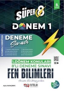 Nitelik 8.Sınıf 1.Dönem Süper Fen Bilimleri 8'Li Deneme Sınavı