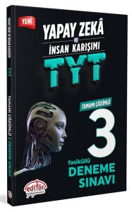 DATA TYT YAPAY ZEKA VE İNSN KARIŞIMI 3 DENEME