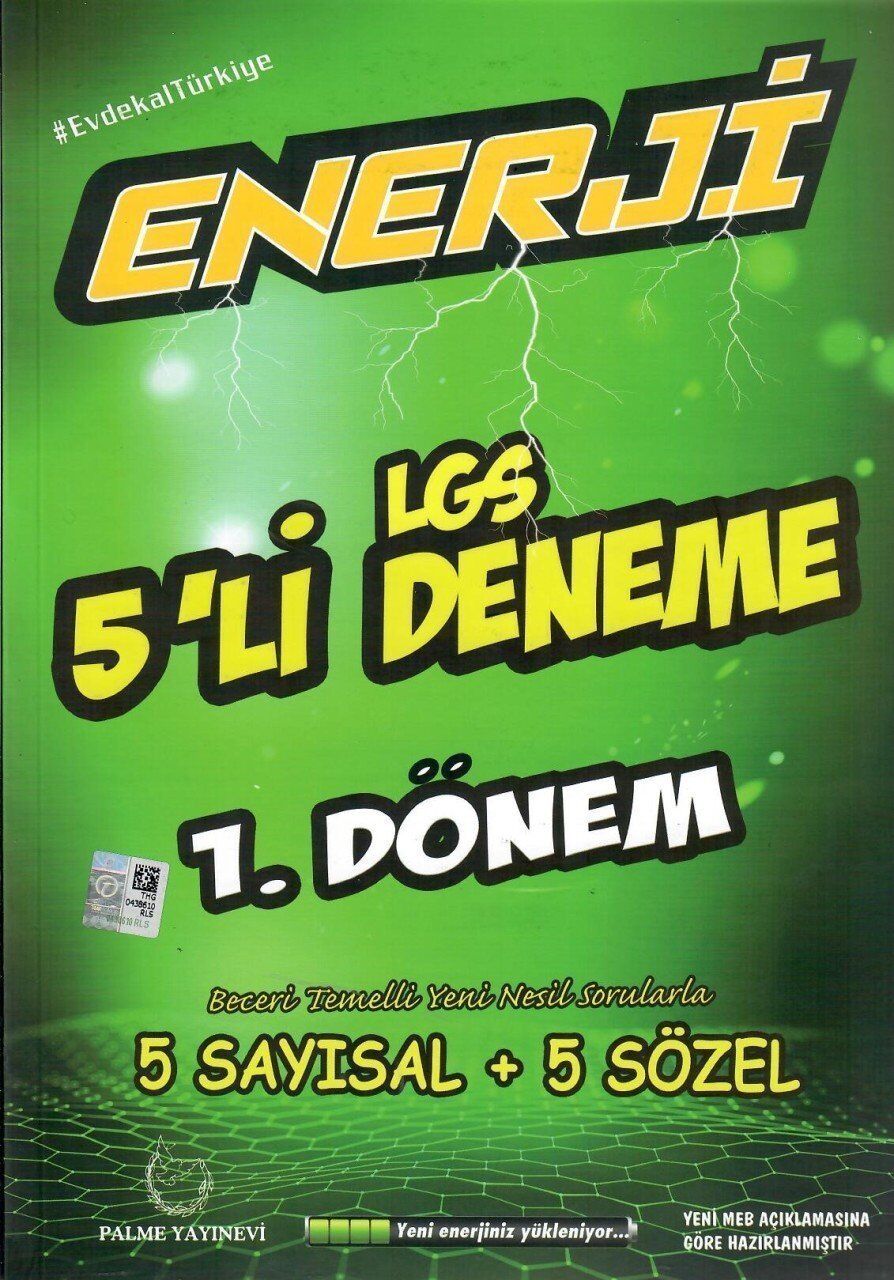 Palme Enerji Lgs 1. Dönem 5'Li Deneme