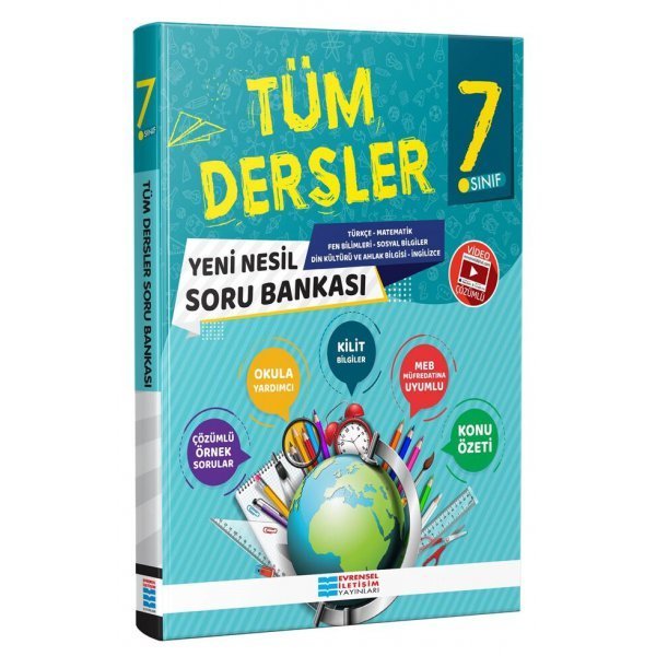 Evrensel İletişim 7. Sınıf Tüm Dersler Soru Bankası