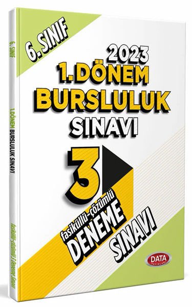 DATA 6. SINIF 1.DÖNEM BURSLULUK TAMAMI ÇÖZÜMLÜ 3 DENEME SINAVI
