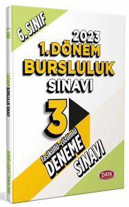 DATA 6. SINIF 1.DÖNEM BURSLULUK TAMAMI ÇÖZÜMLÜ 3 DENEME SINAVI