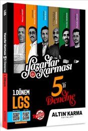 ALTIN KARMA 8.SINIF 1.DÖNEM YAZARLAR KARMASI 5'Lİ DENEME