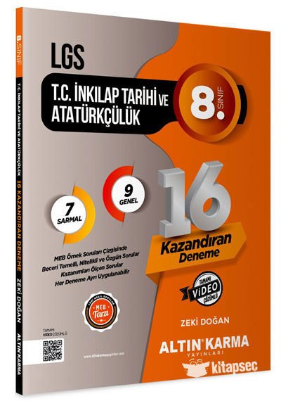 ALTINN KARMA LGS TC. İNKILAP TARİHİ SARMAL DENEME