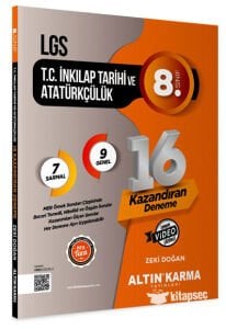 ALTINN KARMA LGS TC. İNKILAP TARİHİ SARMAL DENEME