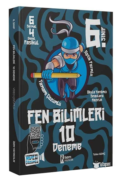 İSEM 6 SINIF FEN BİLİMLERİ 10 DENEME