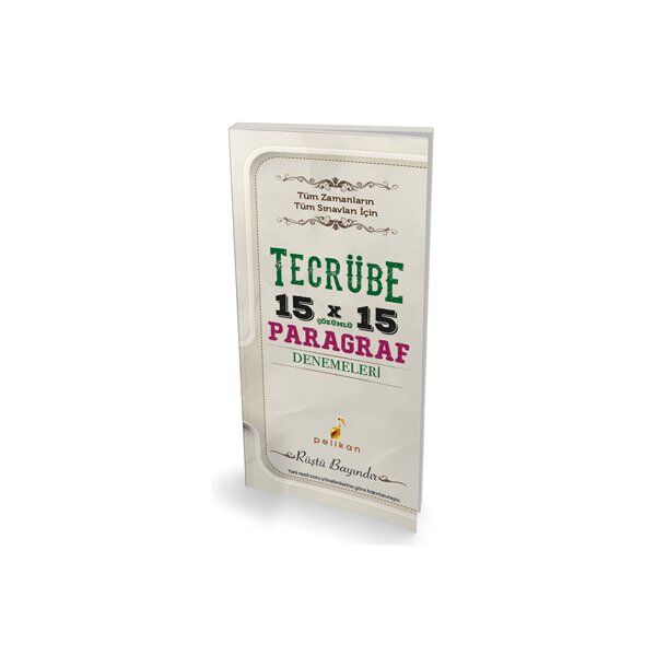 Pegem Tecrübe 15X15 Çözümlü Paragraf Deneme Sınavı
