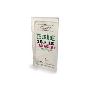 Pegem Tecrübe 15X15 Çözümlü Paragraf Deneme Sınavı