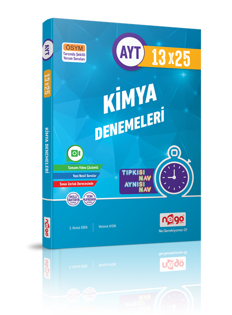 NEGO AYT KİMYA 13X25 BRANŞ DENEME