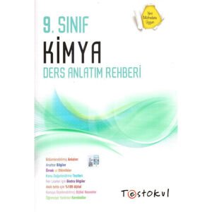 TESTOKUL 9.SNF.DERS ANL.REHBERİ KİMYA 2018-2019
